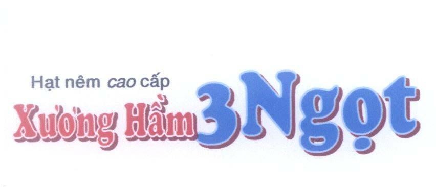 Mẫu nhãn hiệu Hạt nêm cao cấp Xương Hầm 3Ngọt