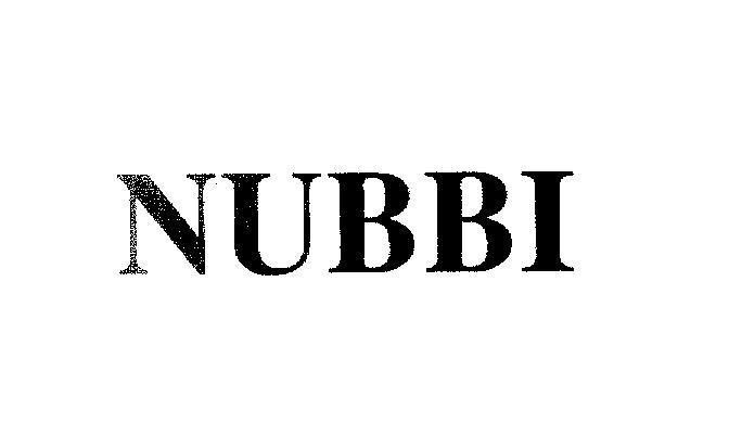 Mẫu nhãn hiệu NUBBI