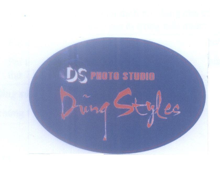 Mẫu nhãn hiệu Dũng Styles DS PHOTO STUDIO