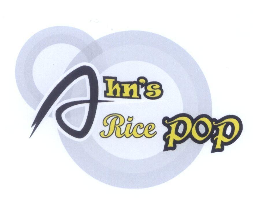 Mẫu nhãn hiệu Ahn's Rice Pop