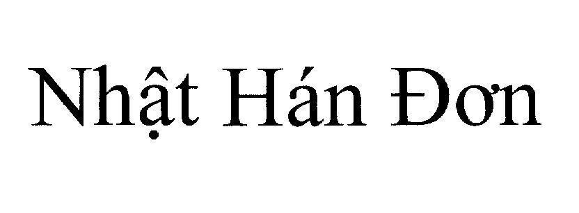 Mẫu nhãn hiệu Nhật Hán Đơn