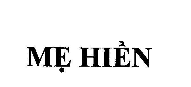 Mẫu nhãn hiệu Mẹ Hiền