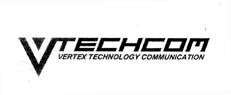 Mẫu nhãn hiệu VTECHCOM VERTEX TECHNOLOGY COMMUNICATION