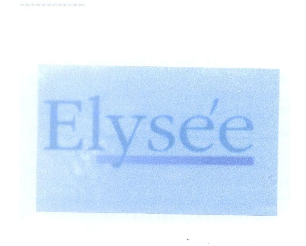 Mẫu nhãn hiệu Elysée