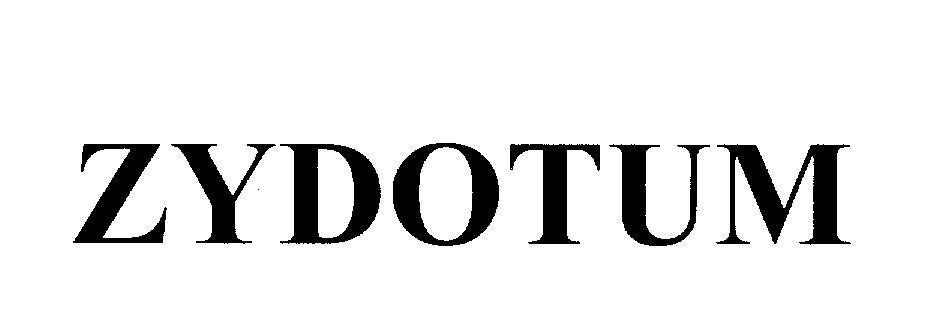 Mẫu nhãn hiệu ZYDOTUM
