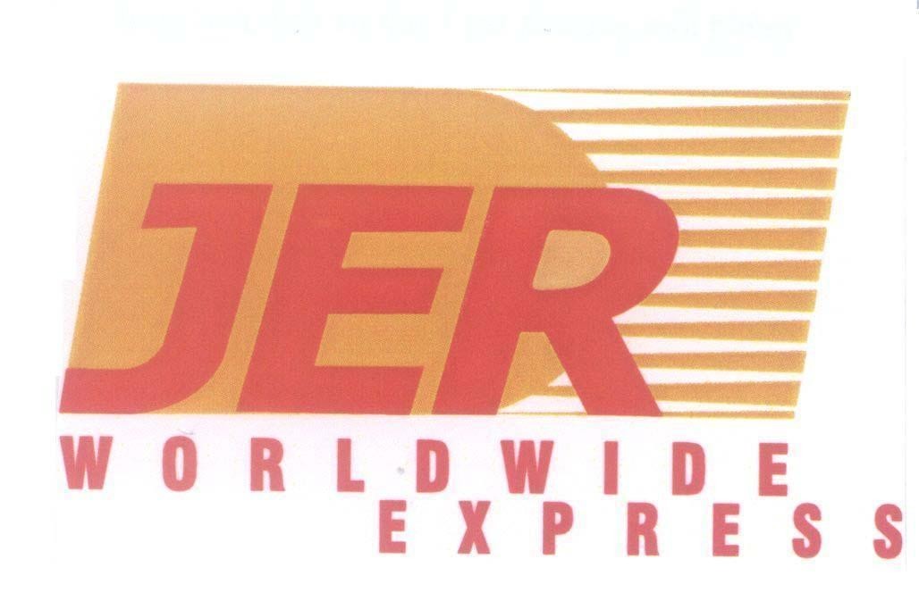 Mẫu nhãn hiệu JER WORLD WIDE EXPRESS