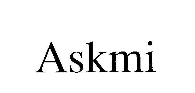 Mẫu nhãn hiệu Askmi