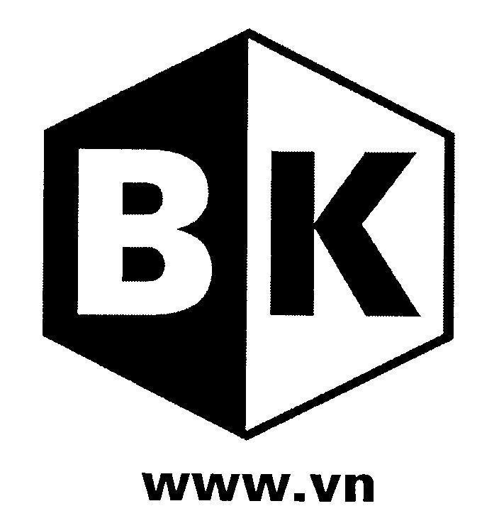 Mẫu nhãn hiệu BK www.vn