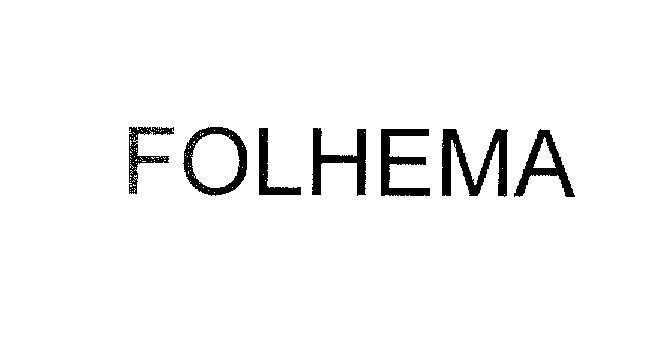 Mẫu nhãn hiệu FOLHEMA