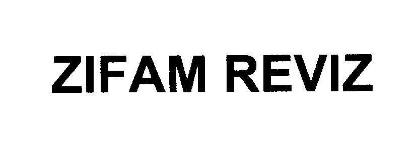 Mẫu nhãn hiệu ZIFAM REVIZ