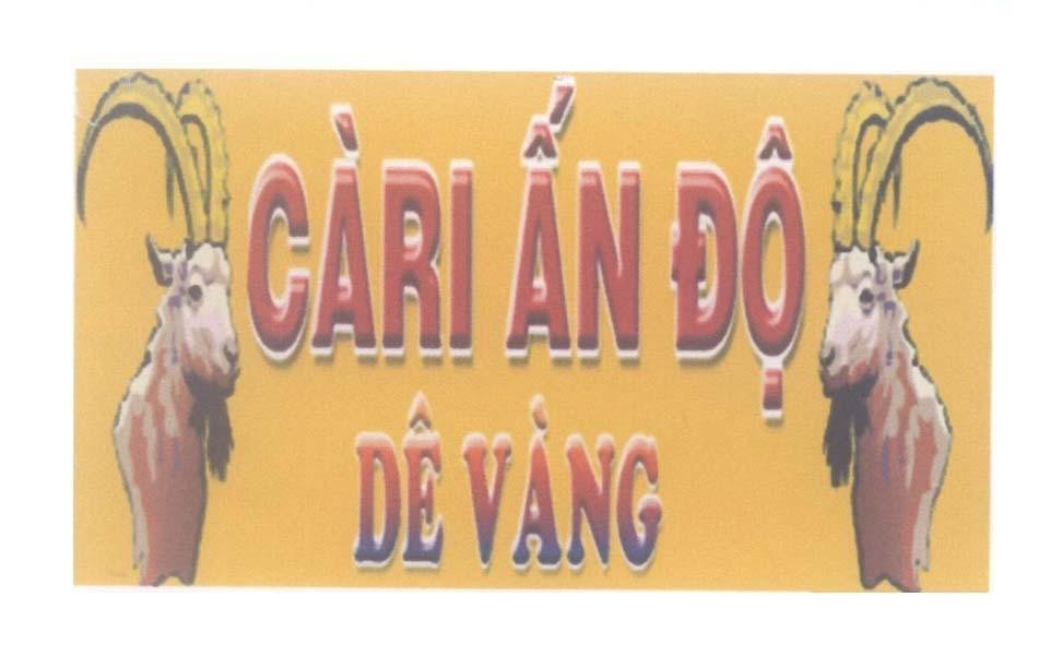 Mẫu nhãn hiệu CàRi ấn Độ Dê Vàng