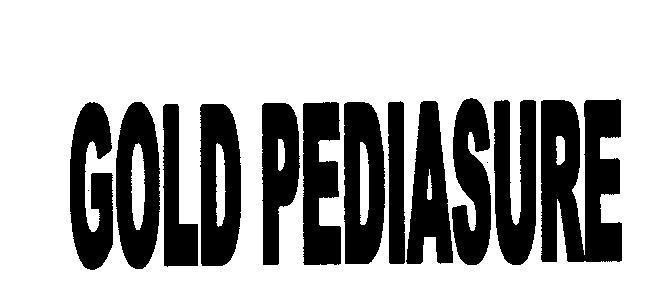 Mẫu nhãn hiệu GOLD PEDIASURE