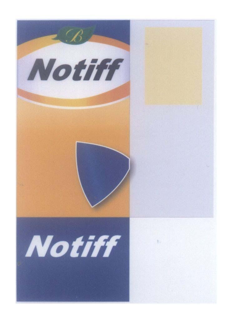 Mẫu nhãn hiệu Notiff B