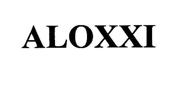 Mẫu nhãn hiệu ALOXXI