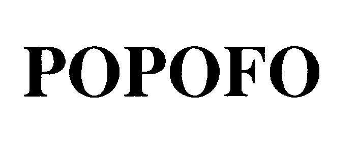 Mẫu nhãn hiệu POPOFO