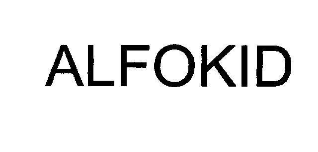Mẫu nhãn hiệu ALFOKID