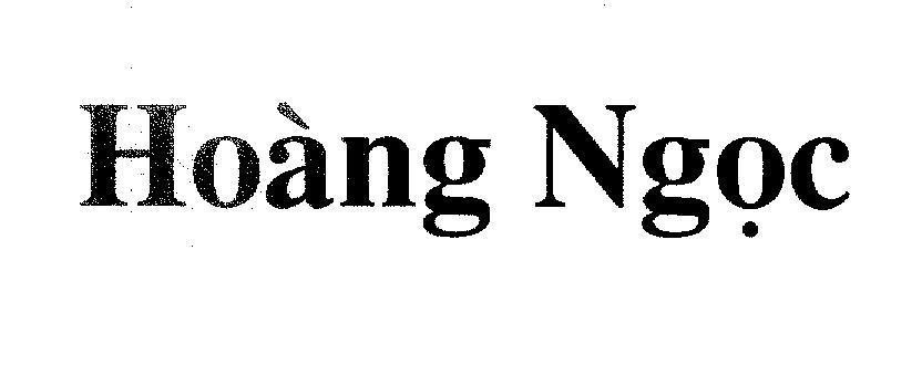 Mẫu nhãn hiệu Hoàng Ngọc