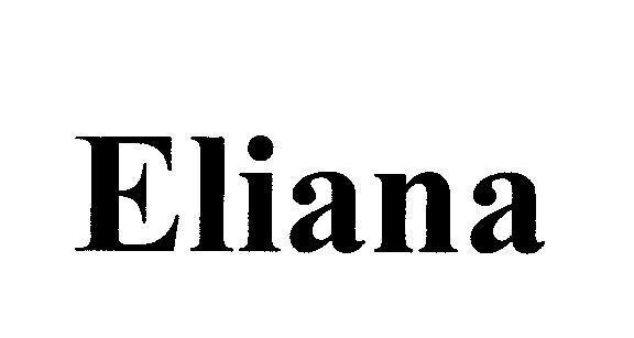 Mẫu nhãn hiệu Eliana