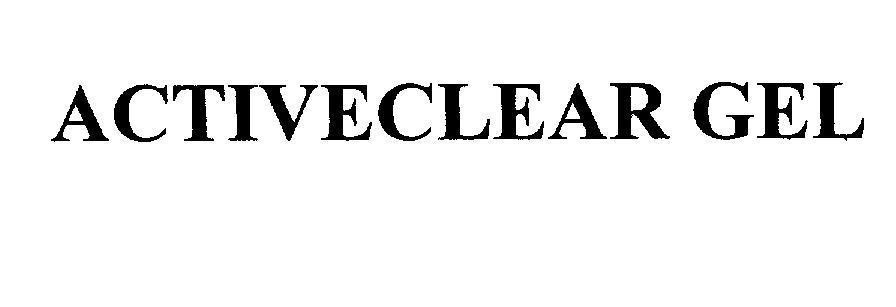 Mẫu nhãn hiệu ACTIVECLEAR GEL
