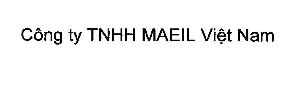 Mẫu nhãn hiệu Công ty TNHH MAEIL Việt Nam