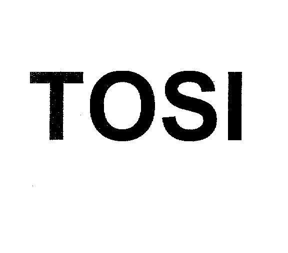 Mẫu nhãn hiệu TOSI