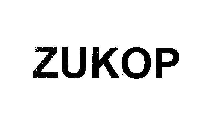 Mẫu nhãn hiệu ZUKOP