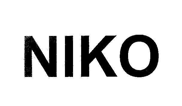 Mẫu nhãn hiệu NIKO
