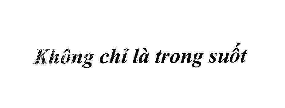 Mẫu nhãn hiệu Không chỉ là trong suốt