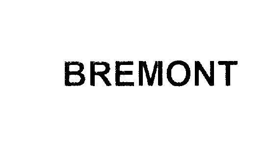 Mẫu nhãn hiệu BREMONT