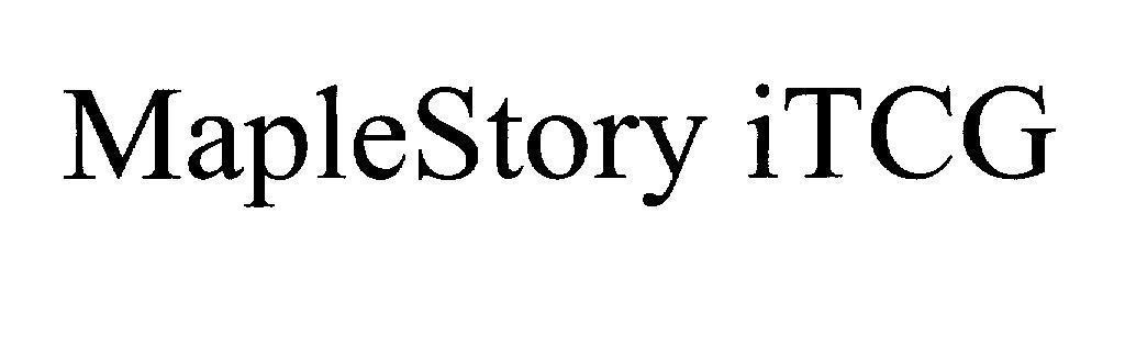 Mẫu nhãn hiệu MapleStory iTCG