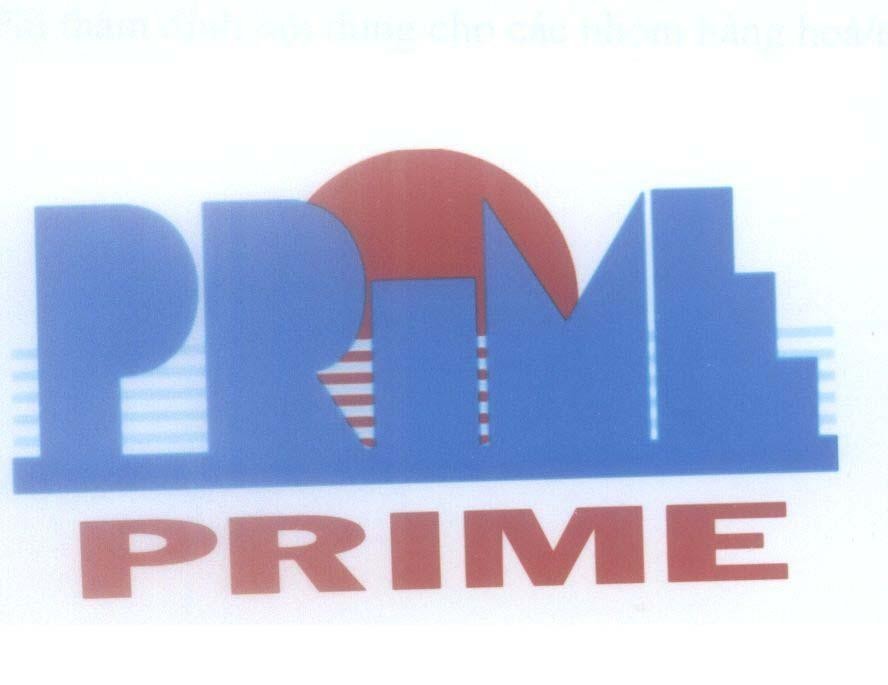 Mẫu nhãn hiệu PRIME