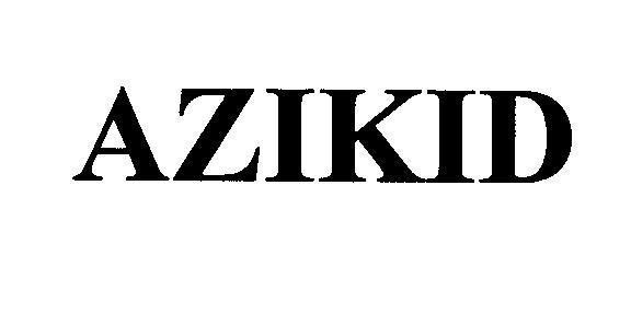 Mẫu nhãn hiệu AZIKID
