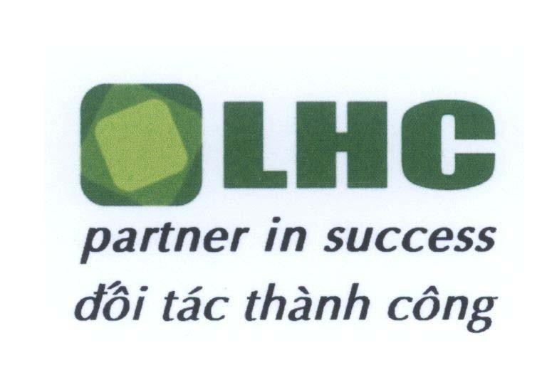 Mẫu nhãn hiệu LHC partner in success đối tác thành công