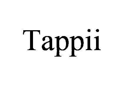Mẫu nhãn hiệu Tappii