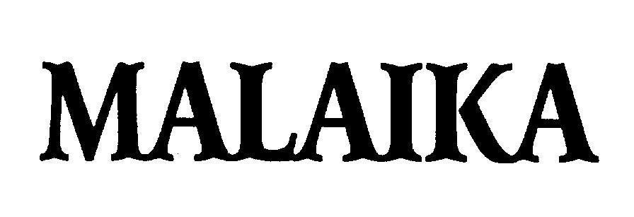Mẫu nhãn hiệu MALAIKA