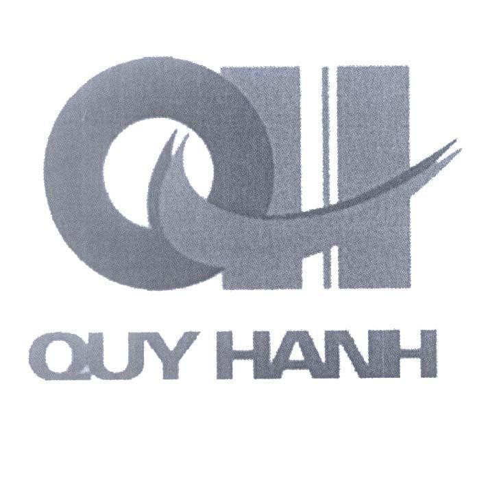 Mẫu nhãn hiệu QH Q H QUY HANH