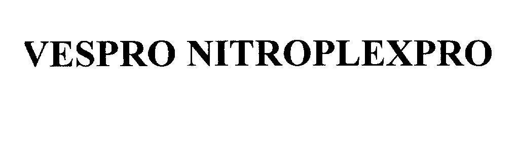 Mẫu nhãn hiệu VESPRO NITROPLEXPRO