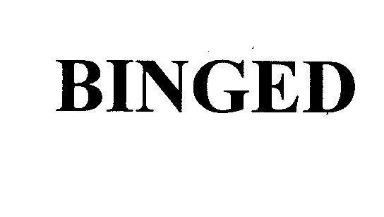 Mẫu nhãn hiệu BINGED