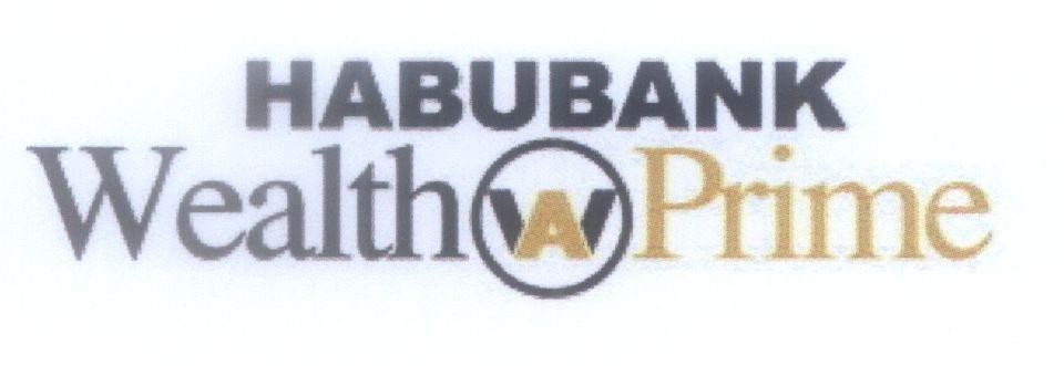 Mẫu nhãn hiệu HABUBANK Wealth W A Prime