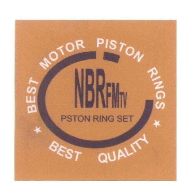 Mẫu nhãn hiệu NBRFMTV BEST MOTOR PISTON RINGS BEST QUALITY PSTON RING SET