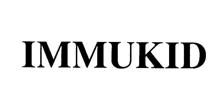 Mẫu nhãn hiệu IMMUKID