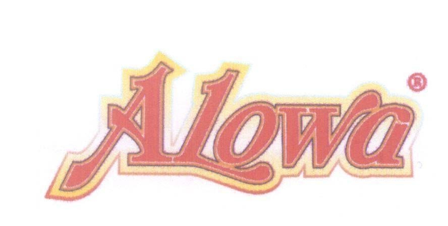 Mẫu nhãn hiệu ALOWA