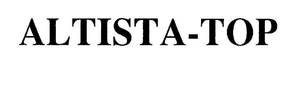 Mẫu nhãn hiệu ALTISTA-TOP