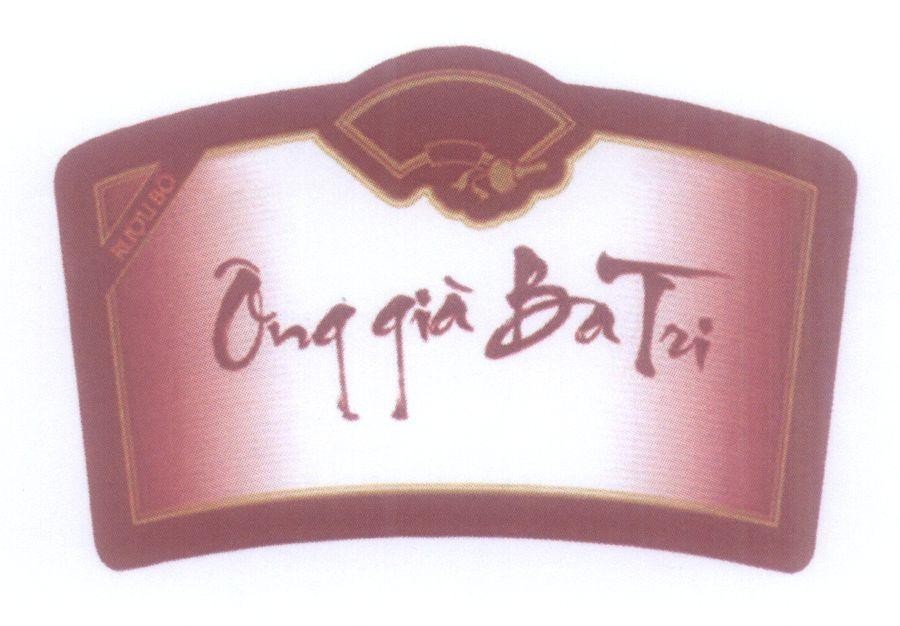 Mẫu nhãn hiệu Ông Già Ba Tri Rượu Bổ