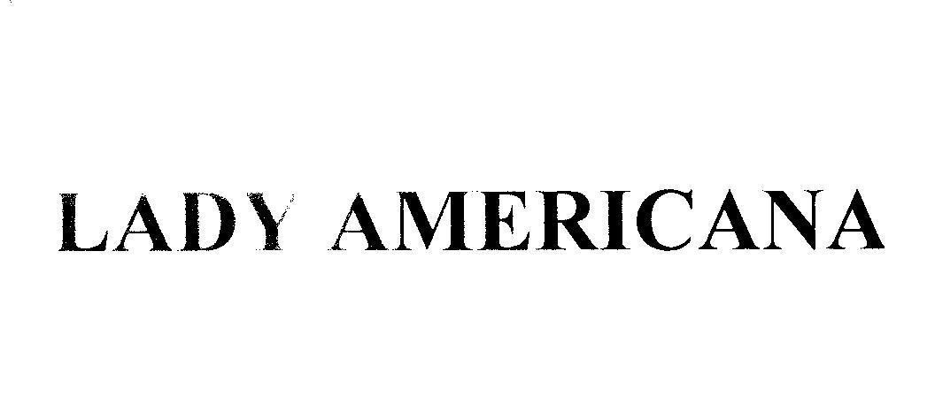 Mẫu nhãn hiệu LADY AMERICANA