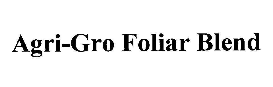 Mẫu nhãn hiệu Agri-Gro Foliar Blend
