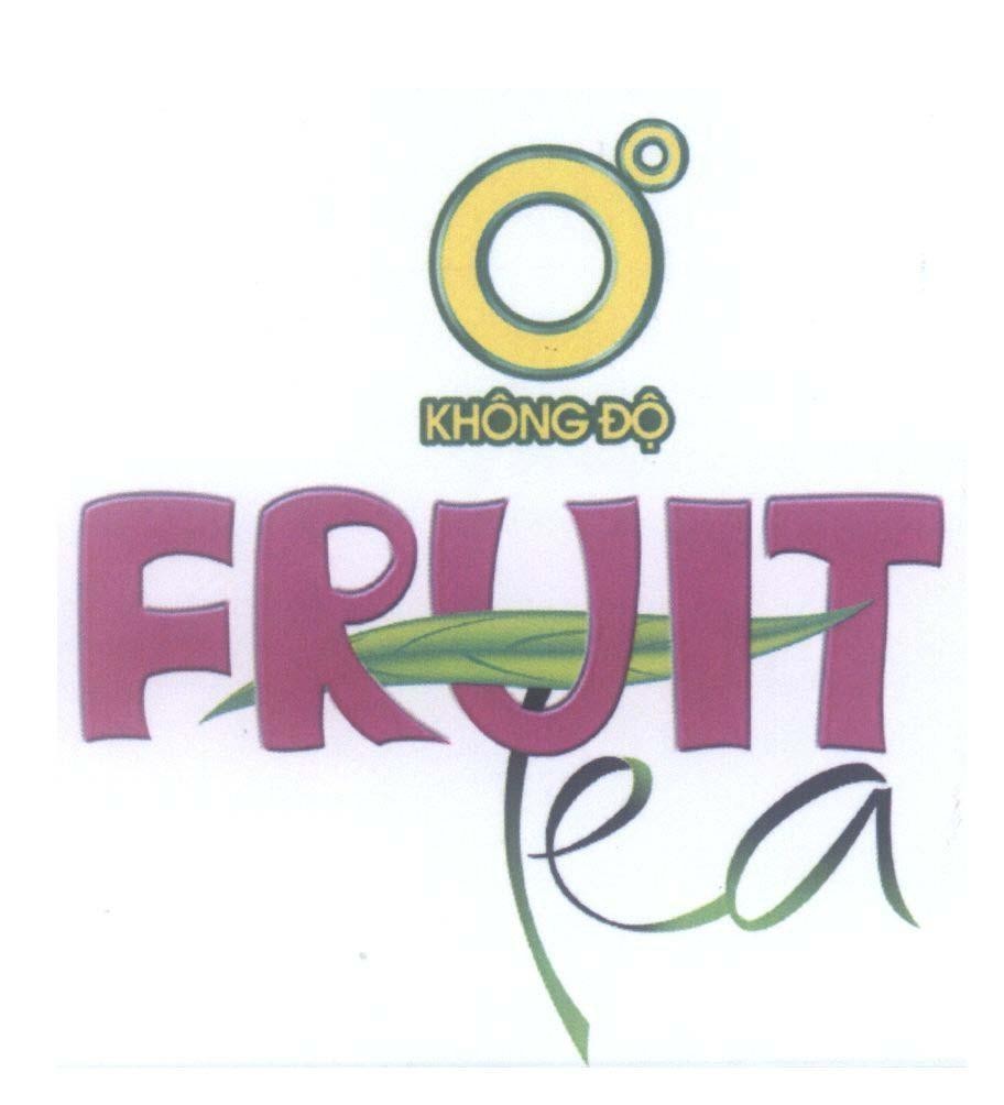 Mẫu nhãn hiệu FRUIT TEA Không độ