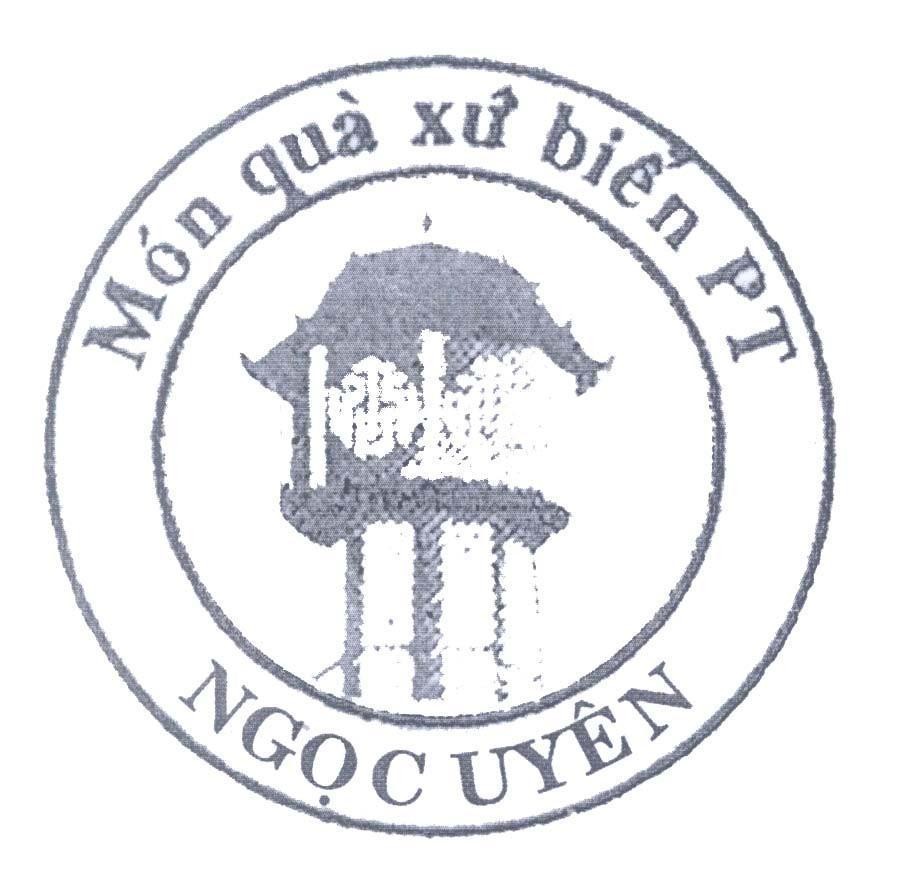 Mẫu nhãn hiệu Món quà xứ biển PT Ngọc Uyên