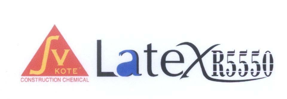 Mẫu nhãn hiệu Latex R5550 SV KOTE CONSTRUCTION CHEMICAL