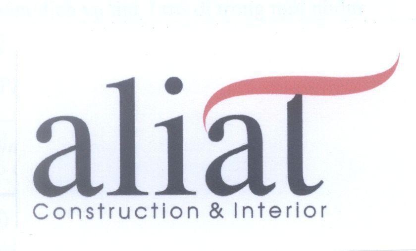 Mẫu nhãn hiệu aliat Construction & Interior